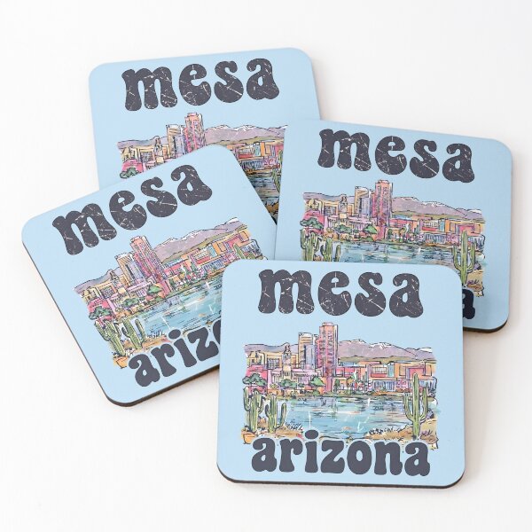 Item preview, Mesa Arizona Cute Colorful Skyline designed and sold by HowToCanadian.