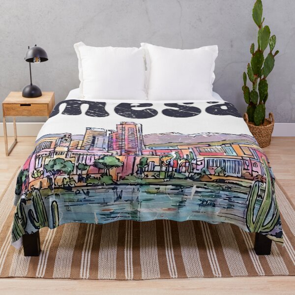 Item preview, Mesa Arizona Cute Colorful Skyline designed and sold by HowToCanadian.