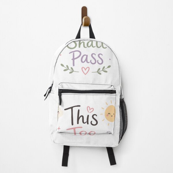 Item preview, This Too Shall Pass Cute Motivational Quote Design | Pastel Mental Health Positive Affirmation Typography designed and sold by Sanika arts .