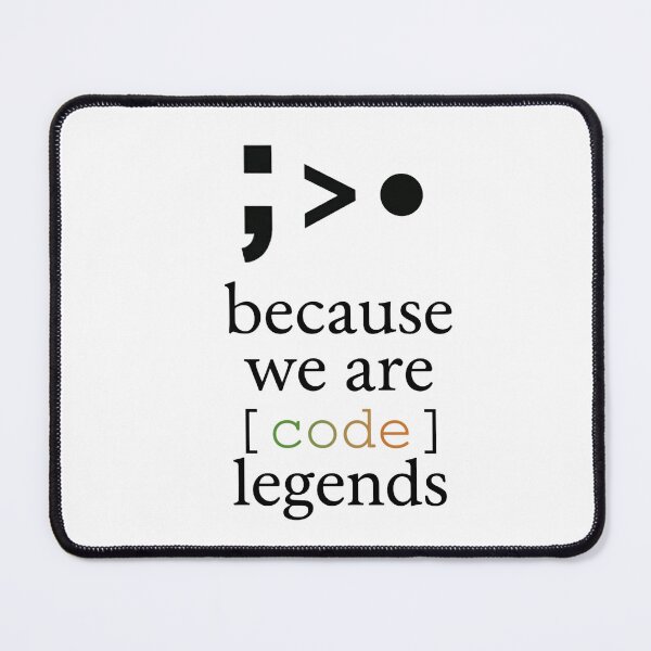 Item preview, Because We Are Code Legends Funny Programming Quote designed and sold by DesignsCreative.