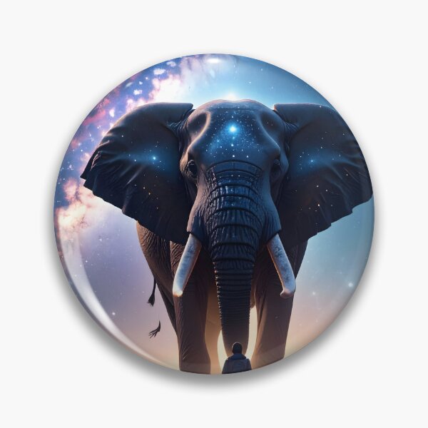 Item preview, Cosmic Elephant Galaxy Art designed and sold by Threadistiq.