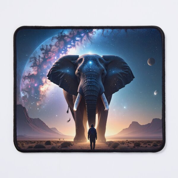 Item preview, Cosmic Elephant Galaxy Art designed and sold by Threadistiq.