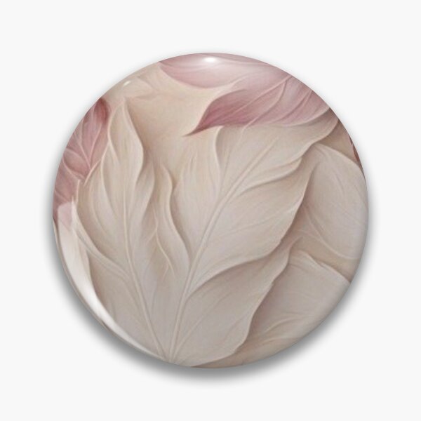 Item preview, 3D Soft Rose Leaves - Elegant Pastel Relief Floral Art designed and sold by LYAN-STORE.