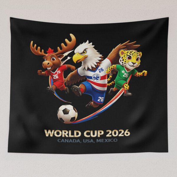 Item preview, World Cup 2026 Canada USA Mexico Football Soccer Fans designed and sold by BalthQIK.