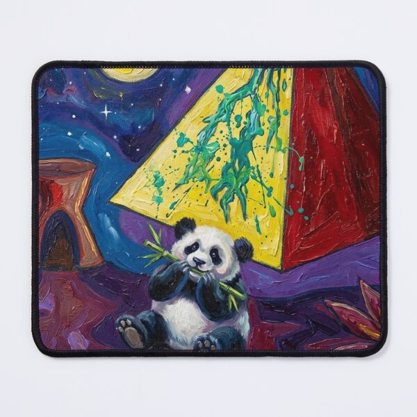 Item preview, PANDA-DEMIC: Original Pop Surrealism Canvas Print designed and sold by OMW.