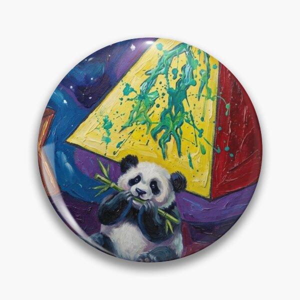 Item preview, PANDA-DEMIC: Original Pop Surrealism Canvas Print designed and sold by OMW.