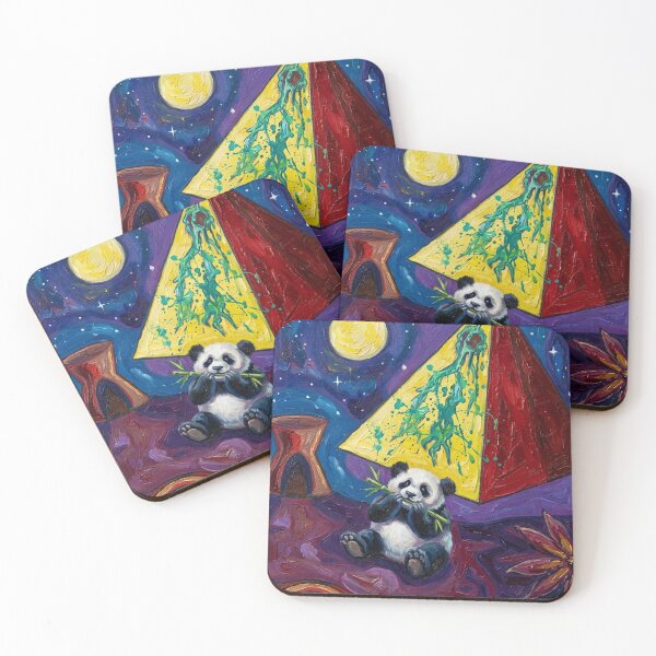 Item preview, PANDA-DEMIC: Original Pop Surrealism Canvas Print designed and sold by OMW M3RCH.