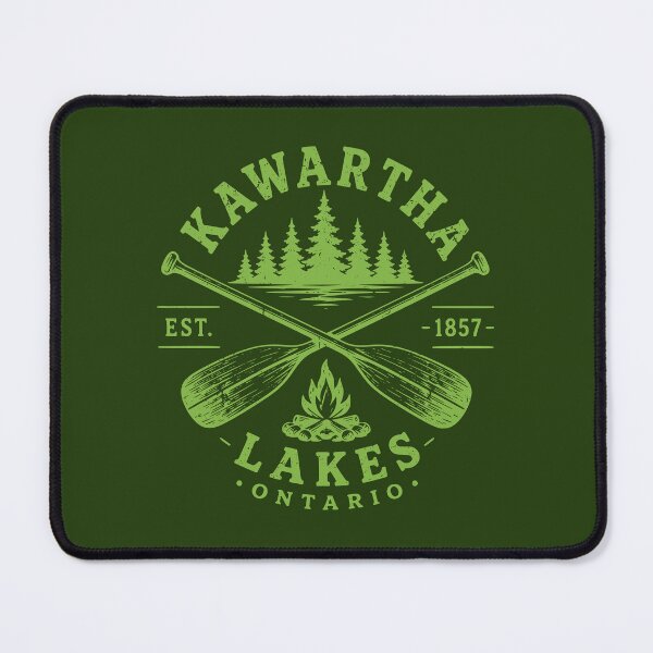 Item preview, Vintage Kawartha Lakes Ontario Camping Paddle Graphic designed and sold by Imaginationbeyond.