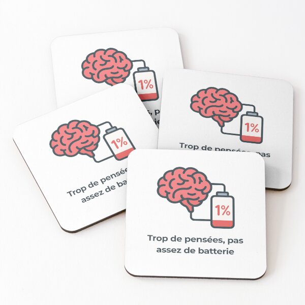 Item preview, Too many thoughts low battery designed and sold by Divini_.
