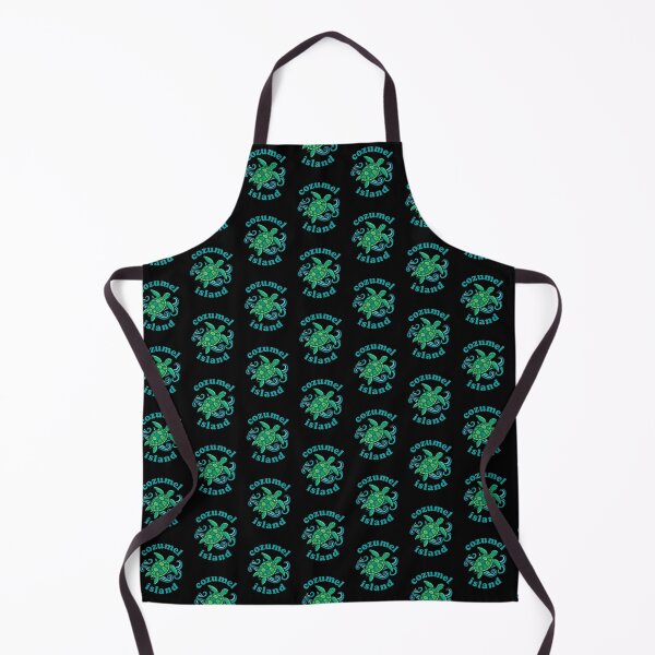 Item preview, Retro Flat Cozumel Turtle Island Art designed and sold by DuckOddity.
