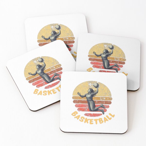 Item preview, Vintage Retro Basketball Girl Silhouette Art designed and sold by DAILYNEEDSS.