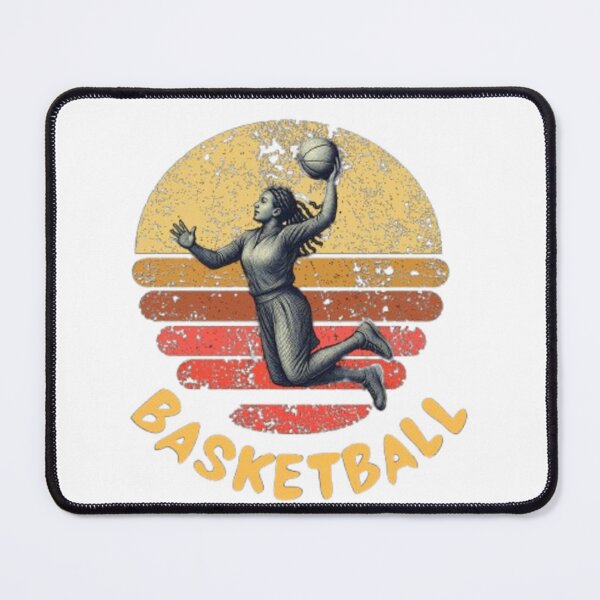 Item preview, Vintage Retro Basketball Girl Silhouette Art designed and sold by DAILYNEEDSS.