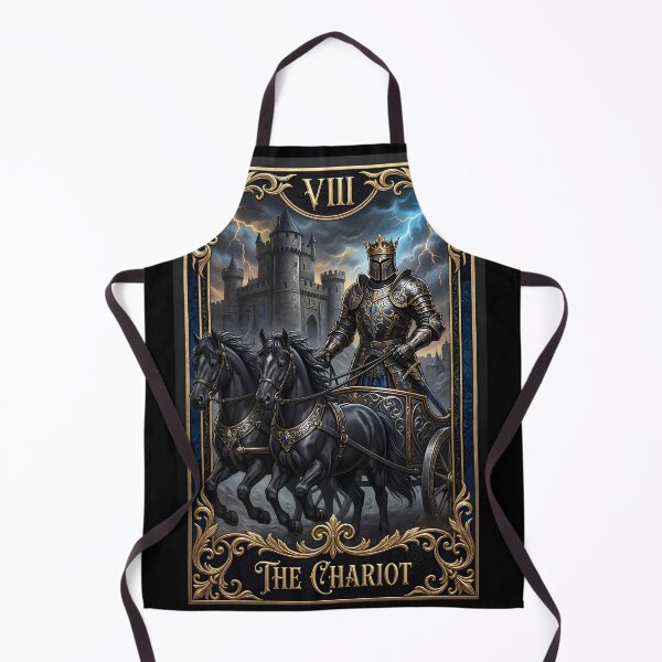 Item preview, The Chariot from Dark Medieval Major Arcana tarot card designed and sold by Studio77-Gothic.
