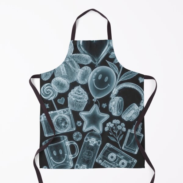 Item preview, X-ray vintage collage with teddy bear and smiley balloon designed and sold by Mauswohn.