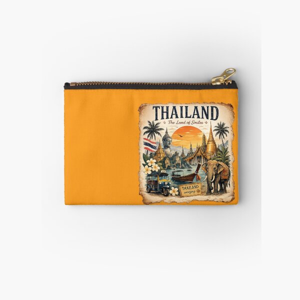 Item preview, Vintage Thailand Land of Smiles Travel Poster designed and sold by Arbacus.