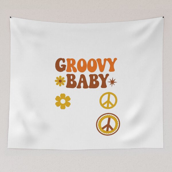 Item preview, Groovy Baby Retro Tee designed and sold by bandarartisan.