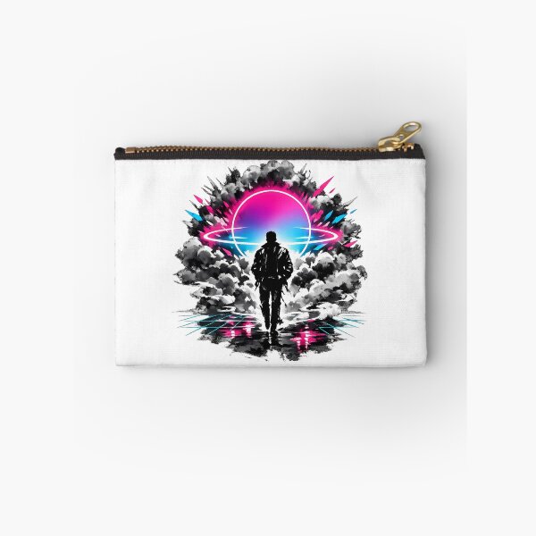 Item preview, Cool Guys Don’t Look at Explosions Synthwave Sumi-e designed and sold by KungPowUnicorn.