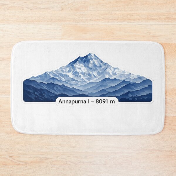 Item preview, Annapurna I 8091 m – Minimalist Himalayan Mountain Sticker designed and sold by Gabe1983.