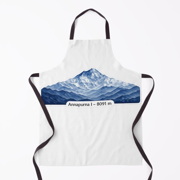 Item preview, Annapurna I 8091 m – Minimalist Himalayan Mountain Sticker designed and sold by Gabe1983.