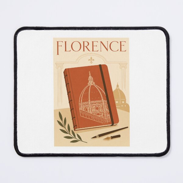 Item preview, Vintage Florence Italy Travel Sketchbook Poster designed and sold by Beyond Destinations.