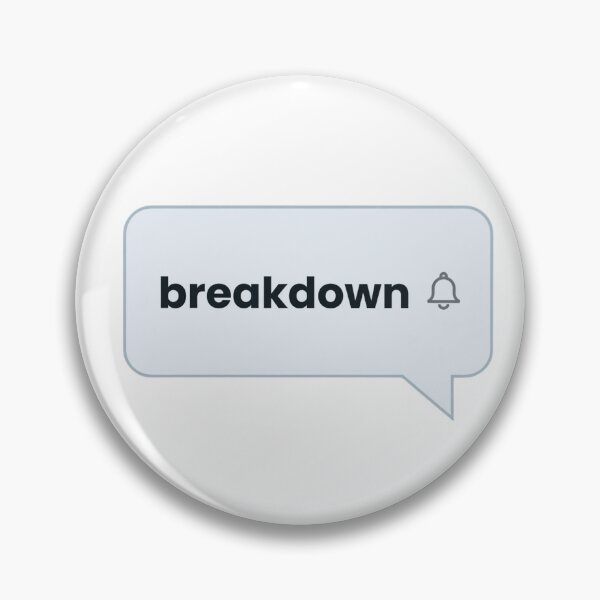 Item preview,  Funny Slack Notification Breakdown Sarcastic Corporate Laptop Sticker designed and sold by Brightberry Studio.