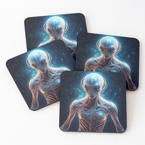 Item preview, Bioluminescent Alien Sci Fi Art designed and sold by Threadistiq.