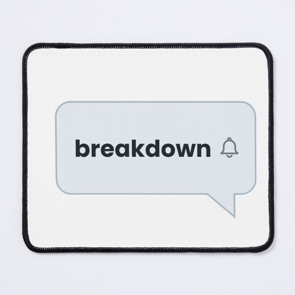 Item preview, Funny Slack Notification Breakdown Sarcastic Corporate Laptop Sticker designed and sold by Brightberry Studio.