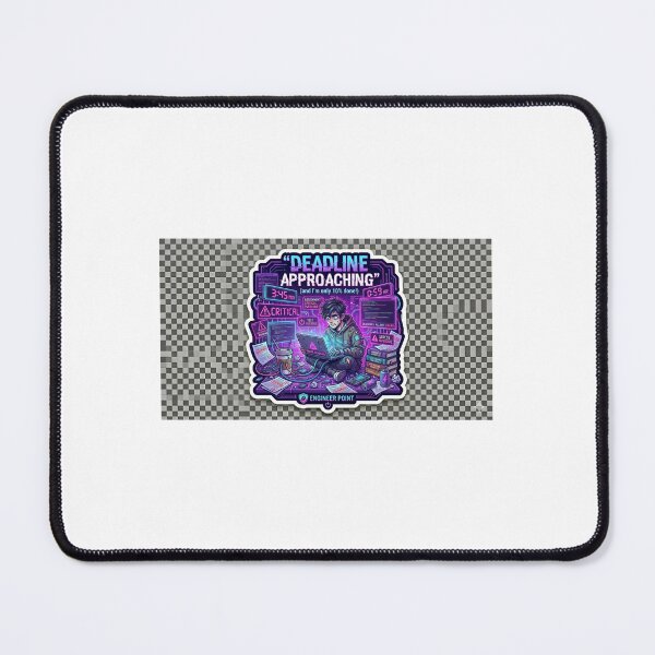 Item preview, Deadline Approaching | Engineering Student Sticker designed and sold by BrahmiArts.