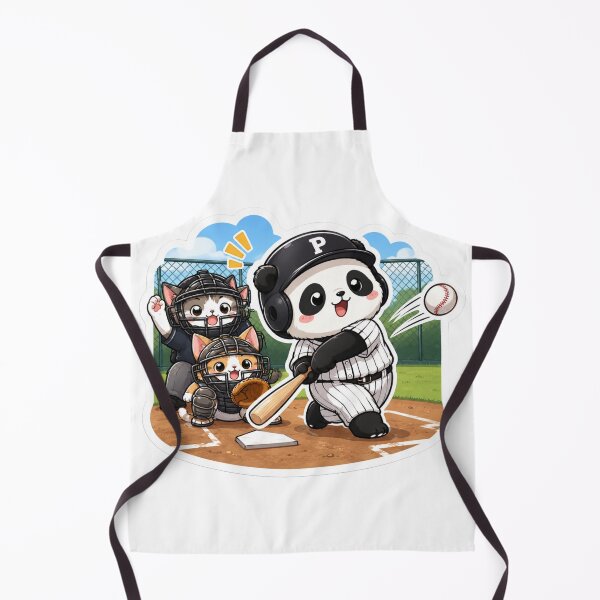 Item preview, Panda Playing Baseball with Cats designed and sold by MR4me.