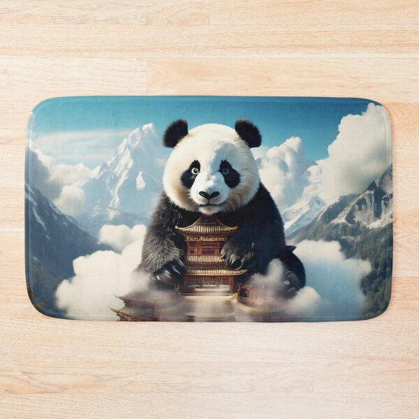 Item preview, Giant Panda Temple Fantasy Art designed and sold by Threadistiq.