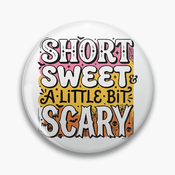 Item preview, Short Sweet & A Little Bit Scary - Cute Halloween Design designed and sold by Vanilla-Girl.