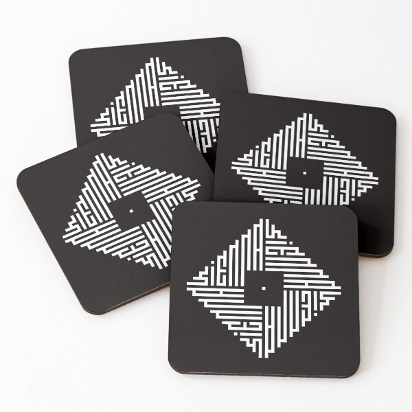 Item preview, SIENNA | White  | Modern Geometric Kufi Calligraphy | From Name to Art   designed and sold by FOR YOUR NAME.
