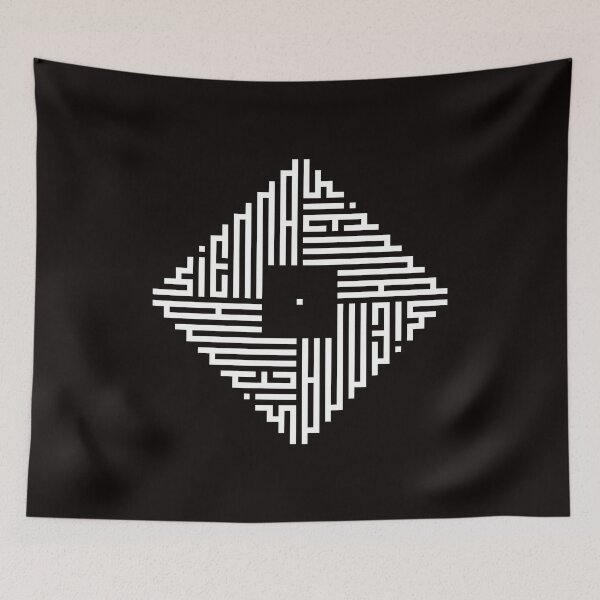 Item preview, SIENNA | White  | Modern Geometric Kufi Calligraphy | From Name to Art   designed and sold by FOR YOUR NAME.