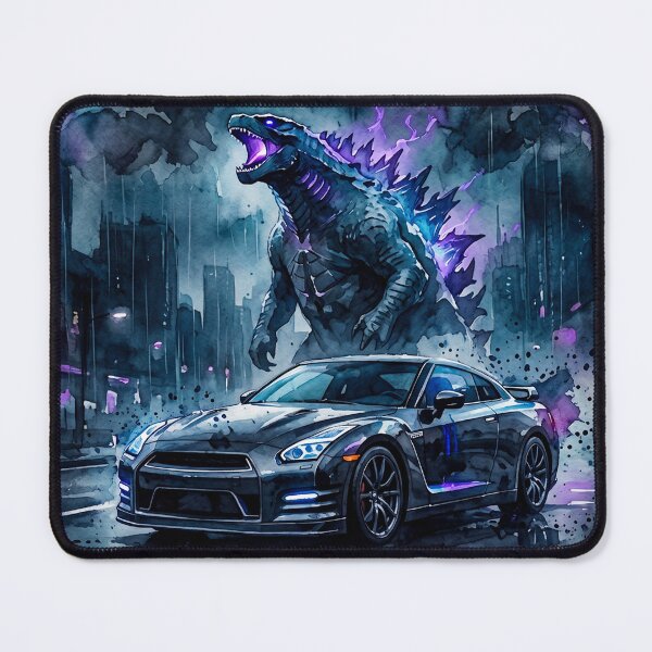 Item preview, JDM Street Monster Twin Turbo V6 Watercolor Auto Art designed and sold by RevUpDesign.