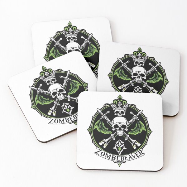 Item preview, Gothic Zombeavers Skull Crest Logo designed and sold by MystiColo.