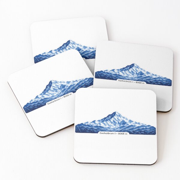 Item preview, Gasherbrum I 8068 m – Minimalist Himalayan Mountain designed and sold by Gabe1983.