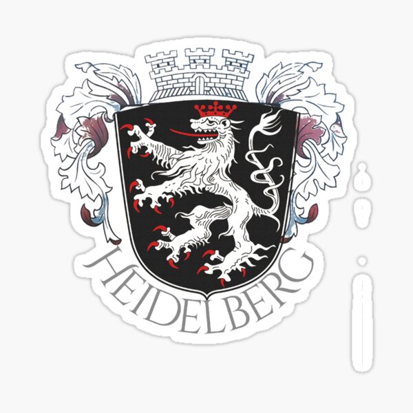 Heidelberg Coat of Arms with embellishment Sticker