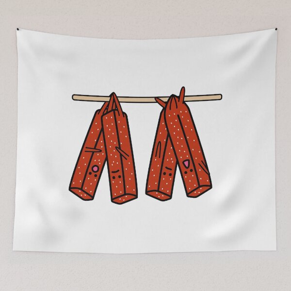 Item preview, Landjägers hanging on the rack designed and sold by Wurstlady.
