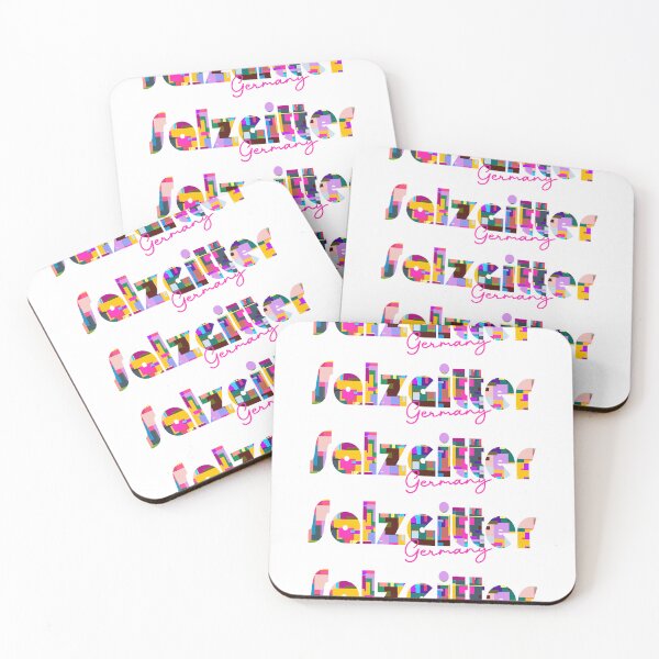 Item preview, Salzgitter, Germany, Vibrant Abstract City Typography Art designed and sold by Wanderful-roads.