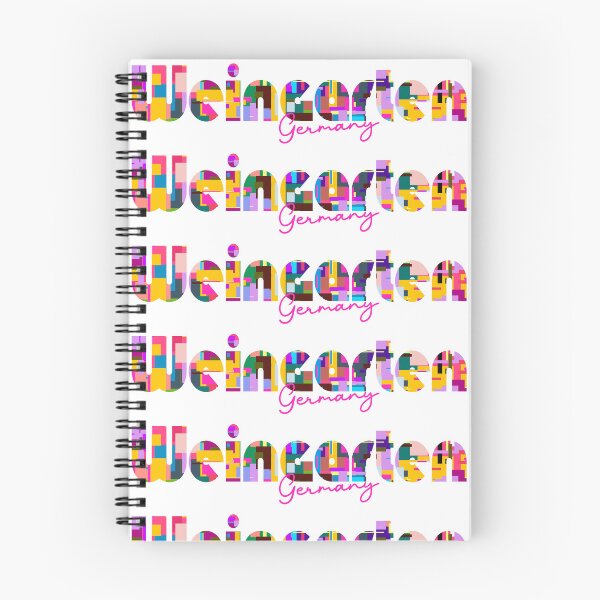 Item preview, Weingarten, Germany, Vibrant Abstract City Typography Art designed and sold by Wanderful-roads.