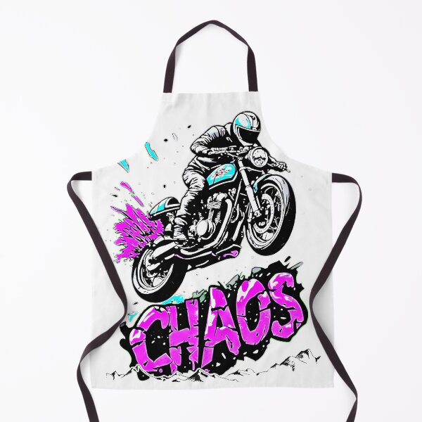 Item preview, Chaos Motorcycle Rider Cafe Racer Adventure designed and sold by Neer arts.