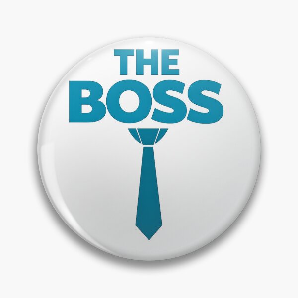 Item preview, The Boss Funny Necktie T-Shirt | Office Humor Dad Gift designed and sold by VaultVibes.