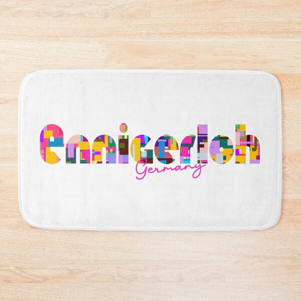 Item preview, Ennigerloh, Germany, Vibrant Abstract City Typography Art designed and sold by Wanderful-roads.