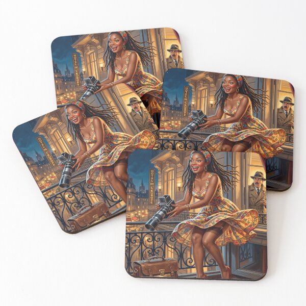 Item preview, Vintage Parisian Paparazzi Retro Pinup Wall Art designed and sold by Vincent-68.
