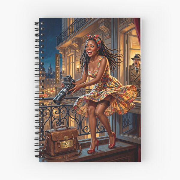 Item preview, Vintage Parisian Paparazzi Retro Pinup Wall Art designed and sold by Vincent-68.