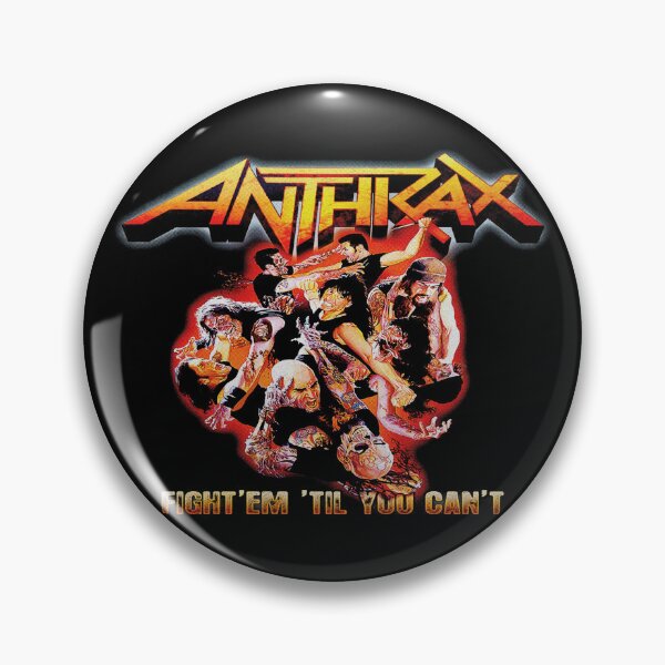 Item preview, Anthrax Fight 'Em Til You Can't Vintage Thrash Metal Band designed and sold by jonasuhali33.