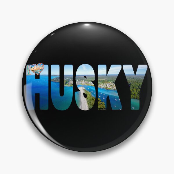 Item preview, I LOVE HUSKY - Huskisson Jervis Bay Shoalhaven New South Wales Australia designed and sold by Adam Gormley.