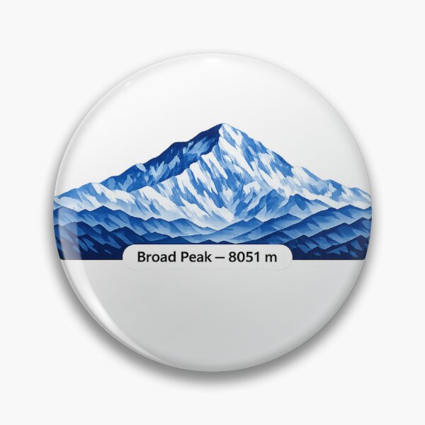 Item preview, Broad Peak  8051 m – Minimalist Himalayan Mountain designed and sold by Gabe1983.