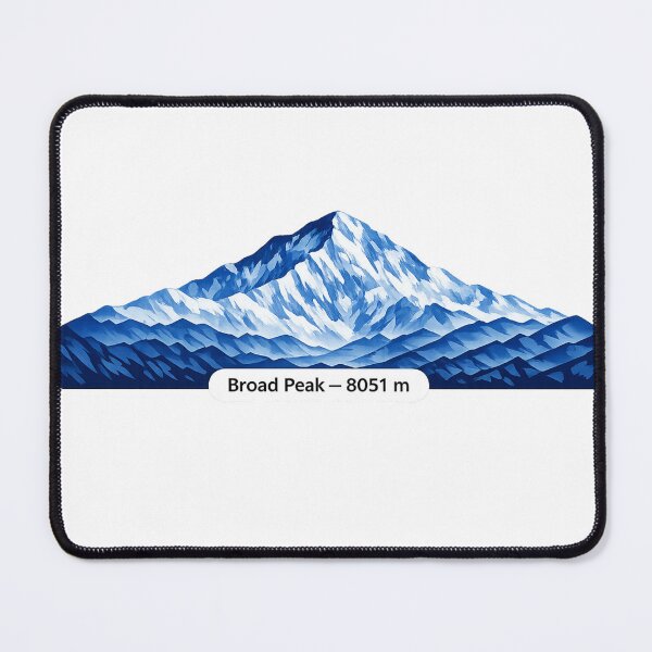 Item preview, Broad Peak 8051 m – Minimalist Himalayan Mountain designed and sold by GabeMountainArt.