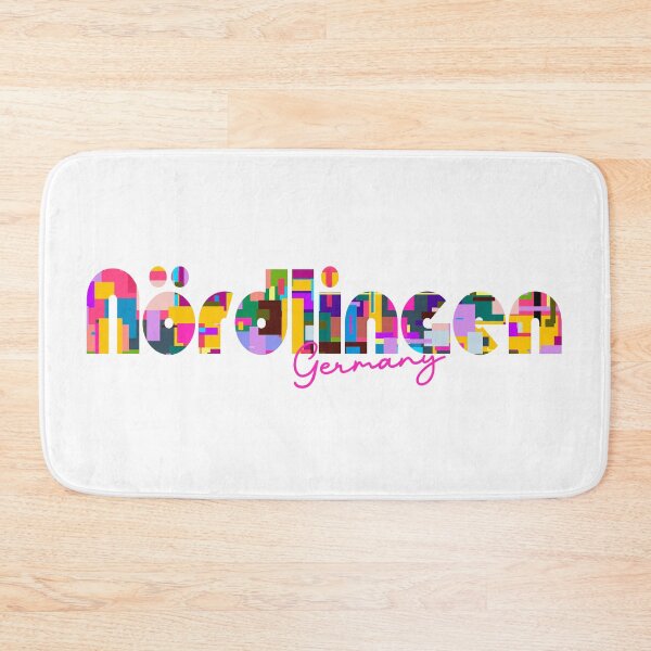 Item preview, Nördlingen, Germany, Vibrant Abstract City Typography Art designed and sold by Wanderful-roads.